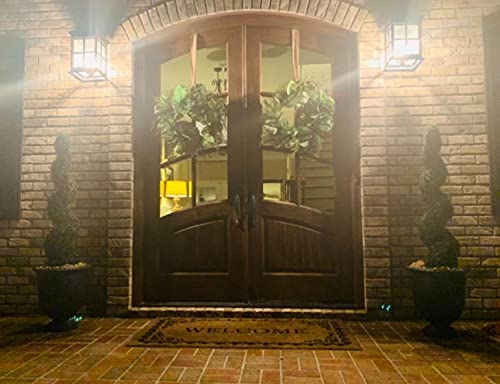Product: 4'Artificial Topiary Spiral Boxwood Trees (Set of 2) by Northwood Calliger|Highly Realistic Potted Decorative Buxus Shrubs|Fake Plastic Plants for Home / Garden|Indoor & Outdoor Use|UV Protected