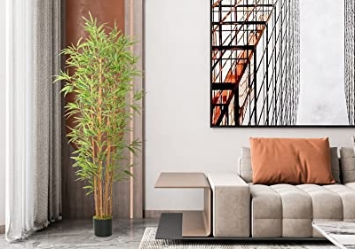 Product: Joyplants Artificial Bamboo Tree, 5ft Fake Bamboo Silk Plant with Basket, Tall Faux Trees in Pot for Restaurant Home Office Decoration