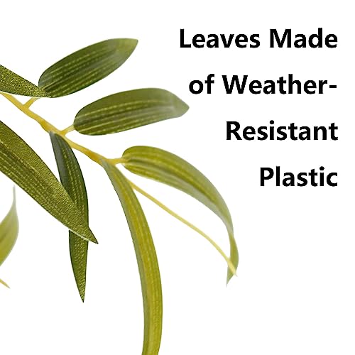 Product: Happygrill Artificial Bamboo Tree, Greenery Plants in Nursery Pot, Decorative Fake Trees Artificial Trees for Home Decor Indoor,Office, Entryway, 5Ft High