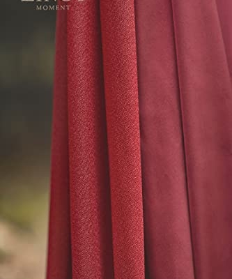 Product: Ling's Moment Burgundy Artificial Wedding Arch Flowers Kit Pack of 4, 2pcs Hanging Flower Arrangement 2pcs Chiffon Drapes Ceremony Reception Fake Rose Arbor Backdrop Floral Party Outdoor Decorations