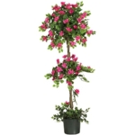 Product: Nearly Natural 5228 Mini Bougainvillea Topiary Beauty, 5-Feet,9" x 9" x 62.5" , Green
