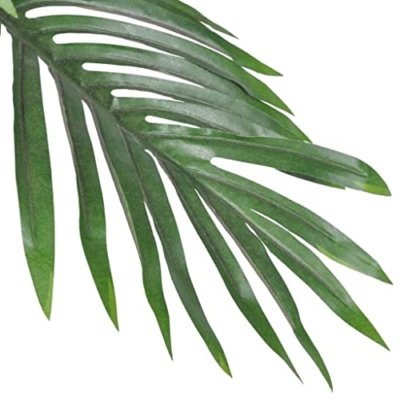 Silky Flower Store Artificial Cycas Palm Tree, Lifelike Green Foliage Bamboo Trunk, Faux Potted Plant, 31cm 4 4 Product: vidaXL Artificial Cycas Palm Tree with Pot - Lifelike Green Foliage, Bamboo Trunk, Low Maintenance Houseplant, 31" Height, Compact Space-Saving Design
