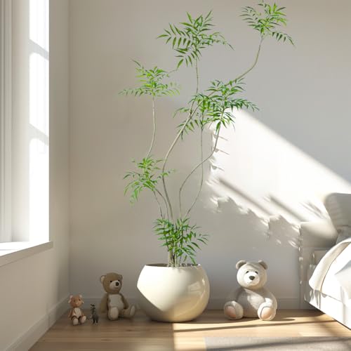 Product: Artificial Mahonia fortunei Tree,6ft Tall Fake Plants Artificial Mahonia fortunei Plants for Indoor, Fake Trees for Office Home Living Room Floor Patio Greening Porch Decor