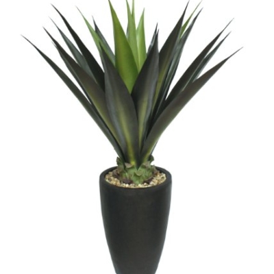 Product: Vintage Home Artificial Faux Fake Vintage Real Touch Plastic 44" Tall Agave in Fiberstone Planter Perfect for Indoor/Outdoor