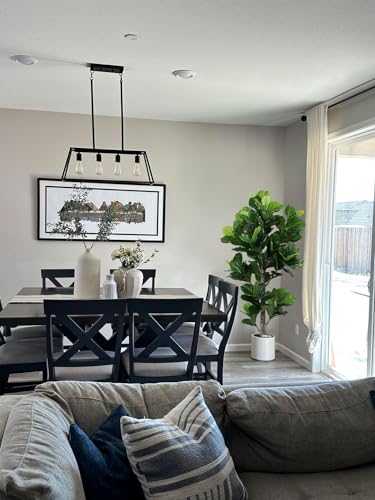 Product: Aveyas 6ft Artificial Fiddle Leaf Fig Tree for Home Decor, 6 Feet Large Faux Plant Fake Ficus lyrata Silk Trees with Pot for Indoor Outdoor House Living Room Office (6 ft Tall)