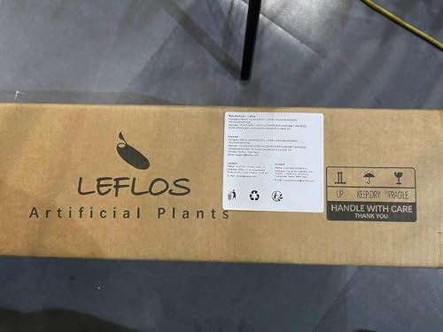 Product: Leflos Leflos Artificial Fiddle Leaf Fig Tree Indoor, 6ft Faux Fiddle Leaf Tree with Decorative Planter for Home Decor, Tropical Fake Ficus Tree with Realistic Trunks, Adjustable Branch and Leaves