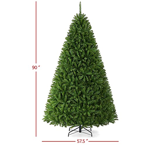 Silky Flower Store Artificial Douglas Fir Christmas Tree, 2326 Tips, Unlit Premium Full Tree, Foldable Stand, 7.5ft 2 2 Product: Yaheetech 7.5ft Premium Unlit Artificial Douglas Full Fir Christmas Tree with 2326 Branch Tips and Foldable Stand