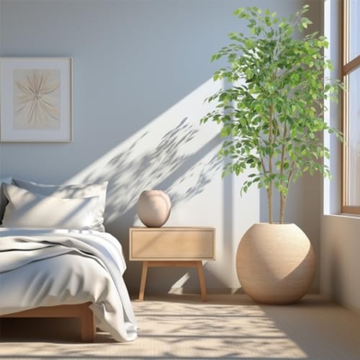 Product: Nafresh Tall UV Resistant Ficus Tree Artificial，6ft(72in) Faux Ficus Tree with Realistic Smooth and Shiny Leaves， Fake Trees Indoor Outdoor for Home Office Living Room Bedroom Foyer Porch Decor.