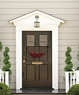 Product: 35 Inch Artificial Boxwood Topiary Tree Spiral Plants Fake Faux Plant Decor in Plastic Pot Green Indoor or Outdoor, Set of 2