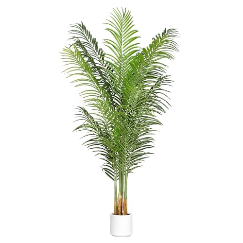 Product: ProDeco Artificial Palm Tree 6Ft Faux Silk Green Realistic Decorative Tall Fake Potted Plants Artificial for Bedroom Living Room Office Home Decor Indoor Outdoor