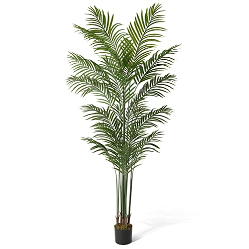 Product: Fencer Wire Artificial Palm Tree - 5/6/7 Feet Faux Dypsis Lutescens Potted Plant for Modern Home Office Decor, Perfect Housewarming Gift