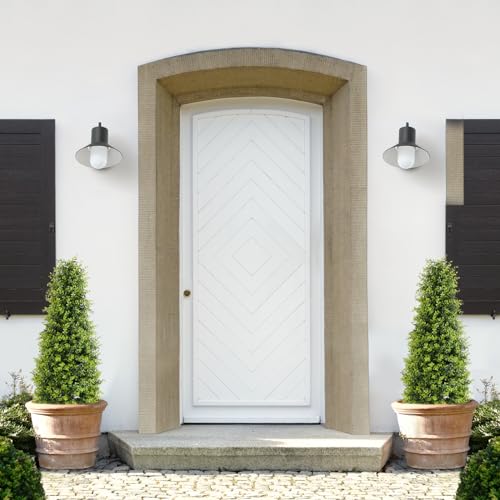 Product: Binnny Flower 3ft Artificial Boxwood Topiary Trees, Set of 2 – UV Resistant Faux Evergreen Shrubs and Bushes for Outdoor Planters, Realistic Fake Plants for Front Porch Outside Patio Yard, 3 Foot Tall