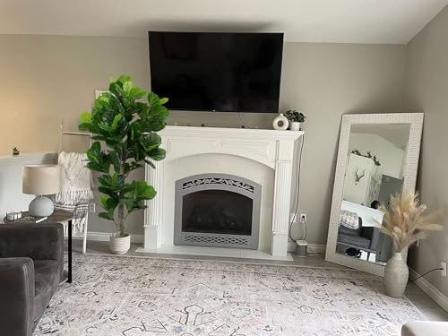 Product: Aveyas 6ft Artificial Fiddle Leaf Fig Tree for Home Decor, 6 Feet Large Faux Plant Fake Ficus lyrata Silk Trees with Pot for Indoor Outdoor House Living Room Office (6 ft Tall)