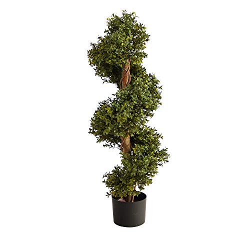 Product: Nearly Natural 33in. Boxwood Topiary Spiral Artificial Tree (Indoor/Outdoor)