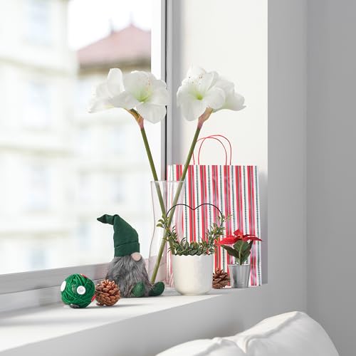 Product: VINTERFINT artificial flower, 60 cm, in/outdoor/Amaryllis white