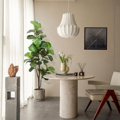 Silky Flower Store Artificial Fiddle Leaf Fig Tree, 6ft Faux Ficus Plant, Black Pot, Indoor Outdoor Décor, 180CM 5 5 Product: LUWENER 6ft Artificial Fiddle Leaf Fig Tree Plant,Fake Ficus Lyrata in Pot,Ficus Faux Plant Artificial Trees for Office Indoor Outdoor Garden Living Room Home Decor 1PCS-71in