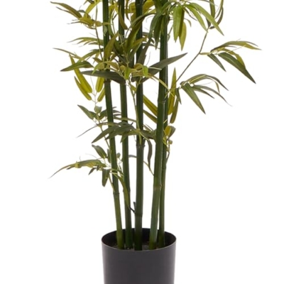 Product: Artificial Bamboo Tree - 6FT Fake Plant with Adjustable Leaves and Pot - Faux Plants Indoor for Home, Restaurant, or Office Décor by Pure Garden