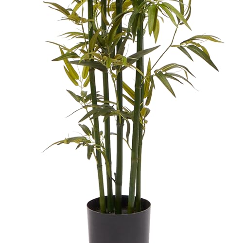 Product: Artificial Bamboo Tree - 6FT Fake Plant with Adjustable Leaves and Pot - Faux Plants Indoor for Home, Restaurant, or Office Décor by Pure Garden