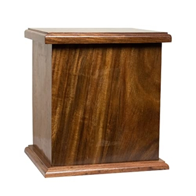 Silky Flower Store American Flag Eagle Wooden Cremation Urn, Adult Memorial Urn with Engraving, Patriotic Veteran Ashes Box, 0cm 7 7 Product: American Flag and Eagle Cremation Urn, Wooden Funeral Urns with Engraving