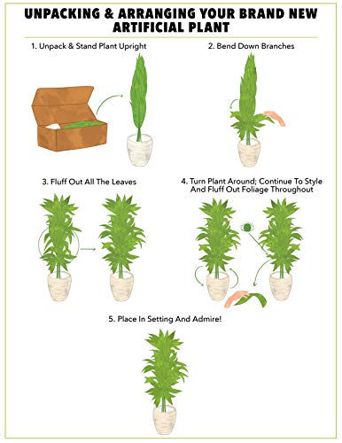 Product: Nearly Natural 65IN Tall Artificial Fiddle Leaf Fig Tree Indoor/Outdoor Home Décor, Fake Tree with Black Nursery Planter, Faux Fiddle Leaf Fig Tree for Patio or Porch, UV Resistant