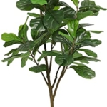 Product: VIAGDO Artificial Fiddle Leaf Fig Tree 6ft Tall 86 Decorative Faux Fiddle Leaves Fake Fig Silk Tree in Pot Artificial Tree for Home Office Living Room Bathroom Corner Decor Indoor