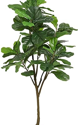 Product: VIAGDO Artificial Fiddle Leaf Fig Tree 6ft Tall 86 Decorative Faux Fiddle Leaves Fake Fig Silk Tree in Pot Artificial Tree for Home Office Living Room Bathroom Corner Decor Indoor