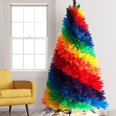 Product: Treetopia The Original Rainbow Artificial Christmas Tree 7ft Unlit