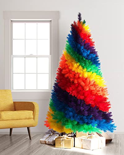 Product: Treetopia The Original Rainbow Artificial Christmas Tree 7ft Unlit