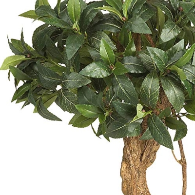 Product: Nearly Natural 4ft. Sweet Bay Double Ball Topiary Silk Tree