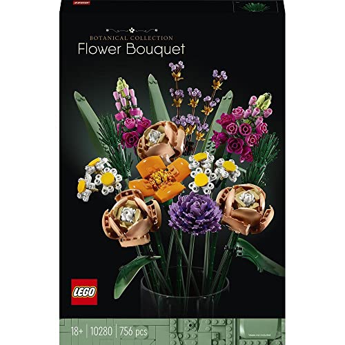 Silky Flower Store LEGO Icons Flower Bouquet 10280 Building Kit for Adults, Artificial Floral Arrangement, Unique Gift 15 Stems 20.5cm 3 3 Product: LEGO® Icons Flower Bouquet 10280 Building Kit; A Unique Flower Bouquet Gift and Creative Project for Adults