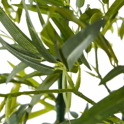 Product: Artificial Bamboo Tree - 6FT Fake Plant with Adjustable Leaves and Pot - Faux Plants Indoor for Home, Restaurant, or Office Décor by Pure Garden