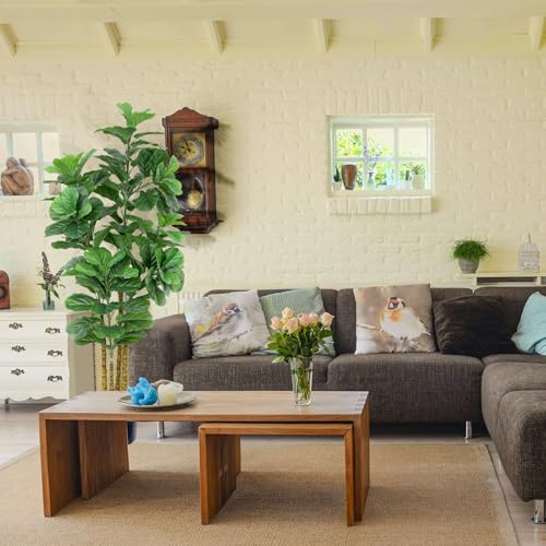 Product: 6ft Artificial Fiddle Leaf Fig Tree in Pot,Faux Fiddle Leaf Fig Tree,Large Artificial Tree for Living Room Office Home Decor and Housewarming Gift (1 Pack)