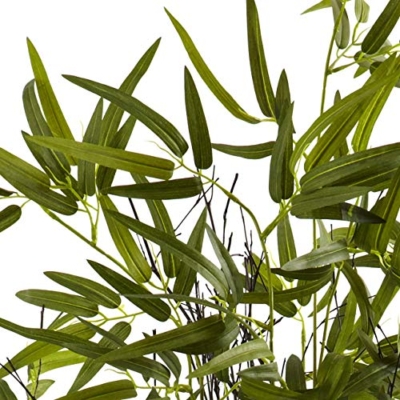 Product: Nearly Natural 5417 Black Bamboo Tree, 4-Feet, Green, 9" x 9" x 55"