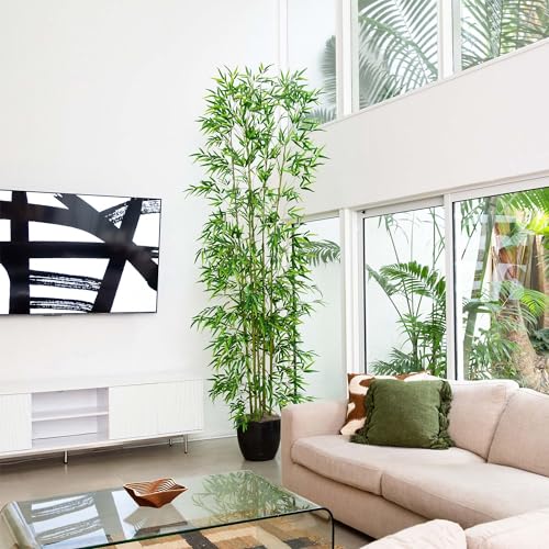 Product: Nearly Natural 10ft. Artificial Green Bamboo Tree