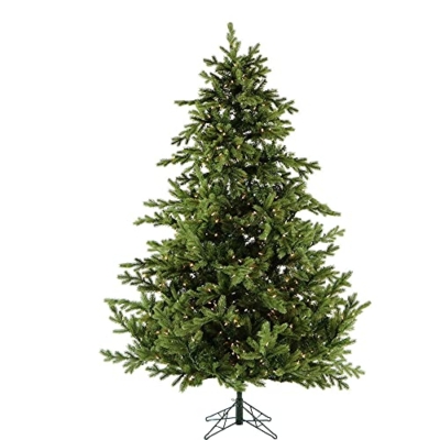 Product: Fraser Hill Farm Woodside Pine Christmas Tree, 7.5 Feet Tall, Artificial Tree with Metal Base Includes White Incandescent Smart Lights, Artificial Holiday Tree Easy to Set Up and Easy to Connect