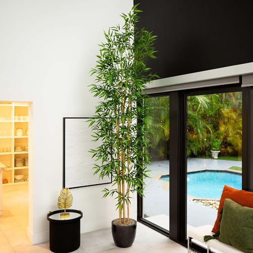 Product: Nearly Natural 10ft. Artificial Bamboo Tree with Real Bamboo Trunks