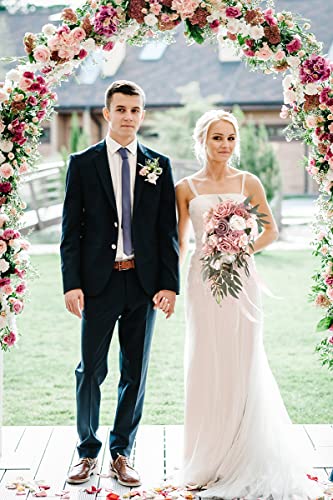 Product: Ansofi 9" Dusty Rose Wedding Bouquets for Bride, Cascading Bridal Bouquet for Bride Artificial Silk Roses Flowers Tossing Bouquet for Wedding Ceremony Decor
