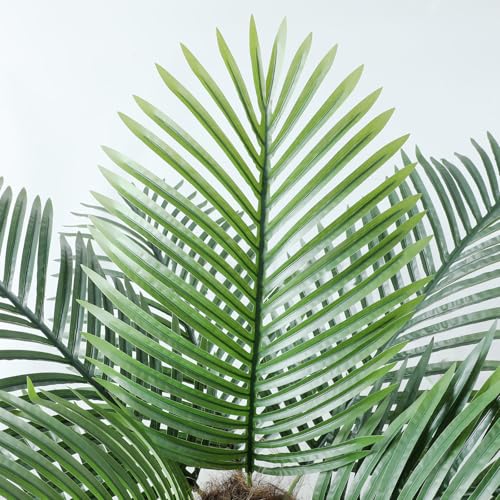 Product: Nafresh 8ft Tall UV Resistant Faux Palm Tree, 96in Artificial Palm Tree Indoor Outdoor, Fake Tree with Real Bark and Realistic Leaves and for Home House Office Living Room Yard Patio.