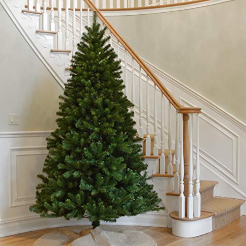 Product: National Tree Company Artificial Full Christmas Tree, Green, North Valley Spruce, Includes Stand, 7.5 Feet