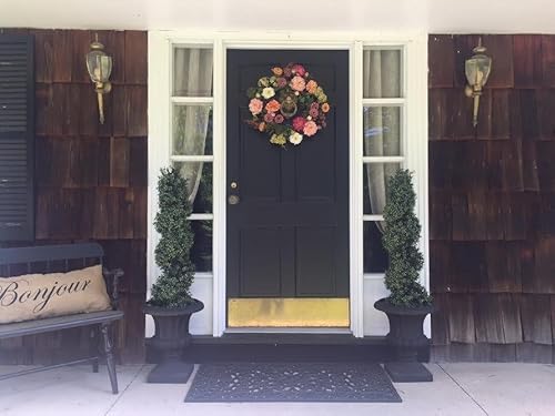Product: 3ft Artificial Spiral Boxwood Topiary Trees Faux Plants Outdoor Front Porch Decor (2 Pack Lush)
