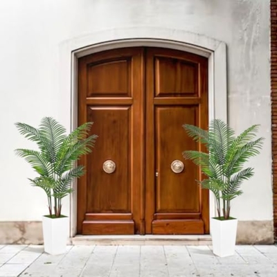 Product: Artificial Palm Tree 5FT,Fake Tree in Pot Faux Tropical Palm Plant for Home Office Living Room Decor Outdoor Indoor (Palm Tree)