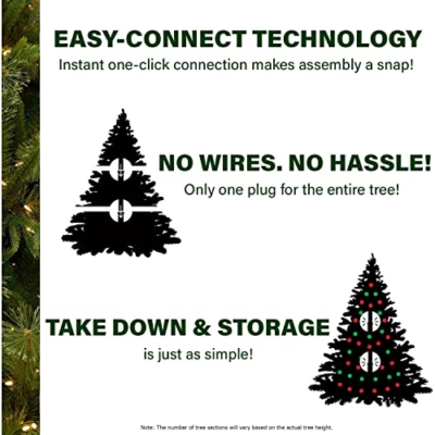 Silky Flower Store Fraser Hill Farm Woodside Pine Artificial Christmas Tree, White Incandescent Smart Lights, Metal Base, 7.5 Feet Tall 14 14 Product: Fraser Hill Farm Woodside Pine Christmas Tree, 7.5 Feet Tall, Artificial Tree with Metal Base Includes White Incandescent Smart Lights, Artificial Holiday Tree Easy to Set Up and Easy to Connect