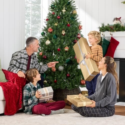 Silky Flower Store 6ft Douglas Fir Christmas Tree, Unlit Artificial Full Fir, Metal Stand 6ft 12 12 Product: Best Choice Products Douglas Fir Christmas Tree, 6ft Unlit Artificial Full Fir Holiday Decoration, Realistic Appearance w/Metal Stand
