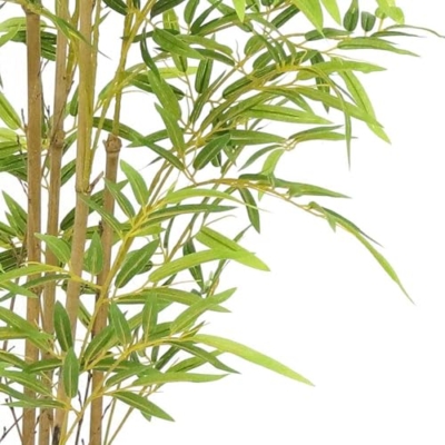 Product: 4 FT Fake Bamboo Tree, Artificial Bamboo Plants with Silk Leaves and Real Trunks, Faux Bamboo Trees for Your Home Decor