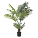 Product: KELOTEVEN Artificial Tree - Areca Palm Faux Trees Outdoor - Artificial Plants for Home Decor Indoor - 4ft Tropical Decor Areca Palm Tree with 12 Leaves, Home Office, Living Room Decoration, AP120