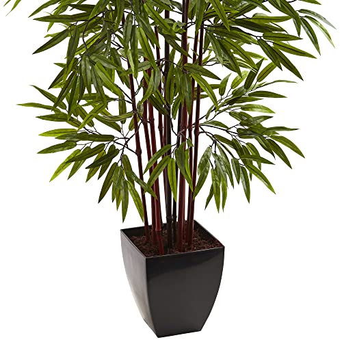 Product: Nearly Natural 5ft. Bamboo Silk Tree with Planter