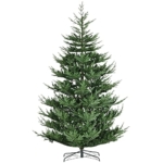 Product: HOMCOM 9 Foot Artificial Christmas Tree, Pine Hinged Xmas Tree with 1939 Realistic Branches, Steel Base, Auto Open, Green