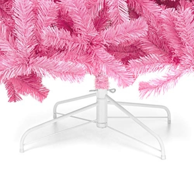 Silky Flower Store Pink Artificial Christmas Tree, Full Fir with 947 Branch Tips, Foldable Stand, 6ft 12 12 Product: Best Choice Products 6ft Pink Christmas Tree Artificial Full Fir Tree Seasonal Holiday Decoration w/ 947 Branch Tips, Foldable Stand