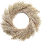 Product: Pampas Wreath (Taupe Gray, 34")