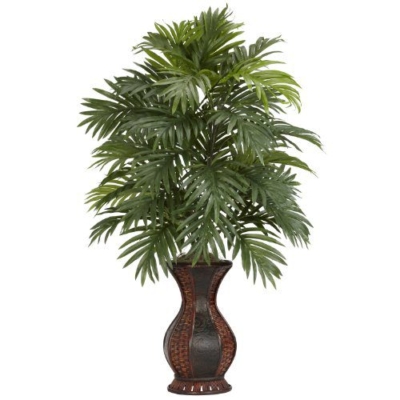 Product: Nearly Natural Areca Palm Silk Plant in Urn - Lifelike Indoor Decor for Home & Office